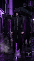 Wasteland Reaper Hooded Trench Coat