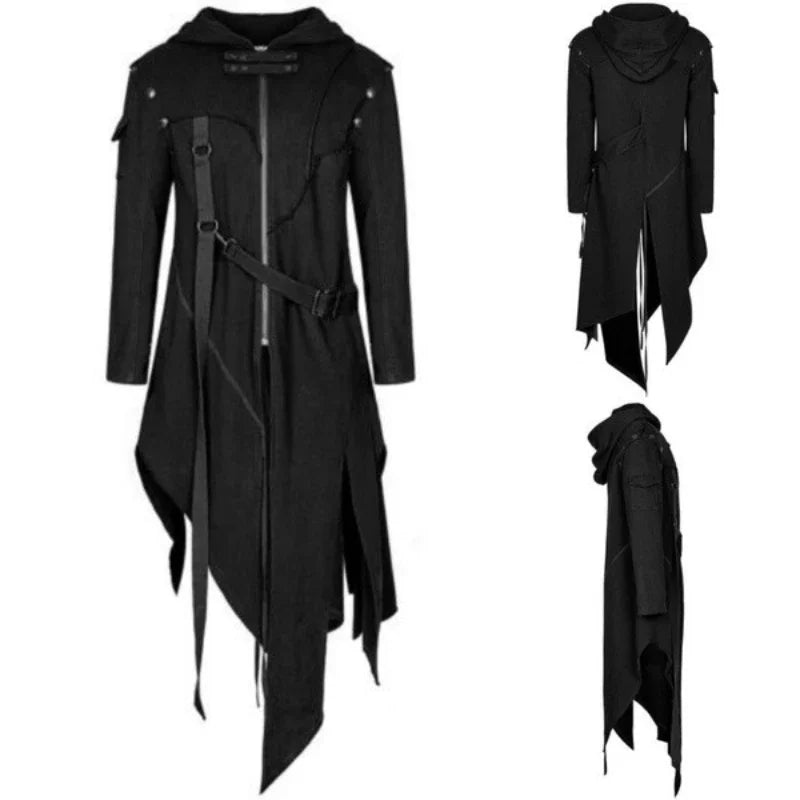 Wasteland Reaper Hooded Trench Coat