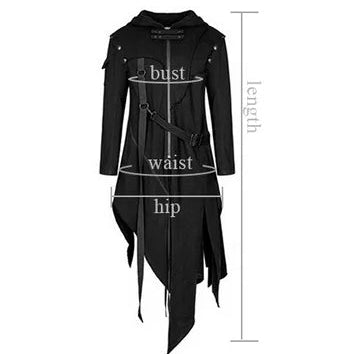 Wasteland Reaper Hooded Trench Coat